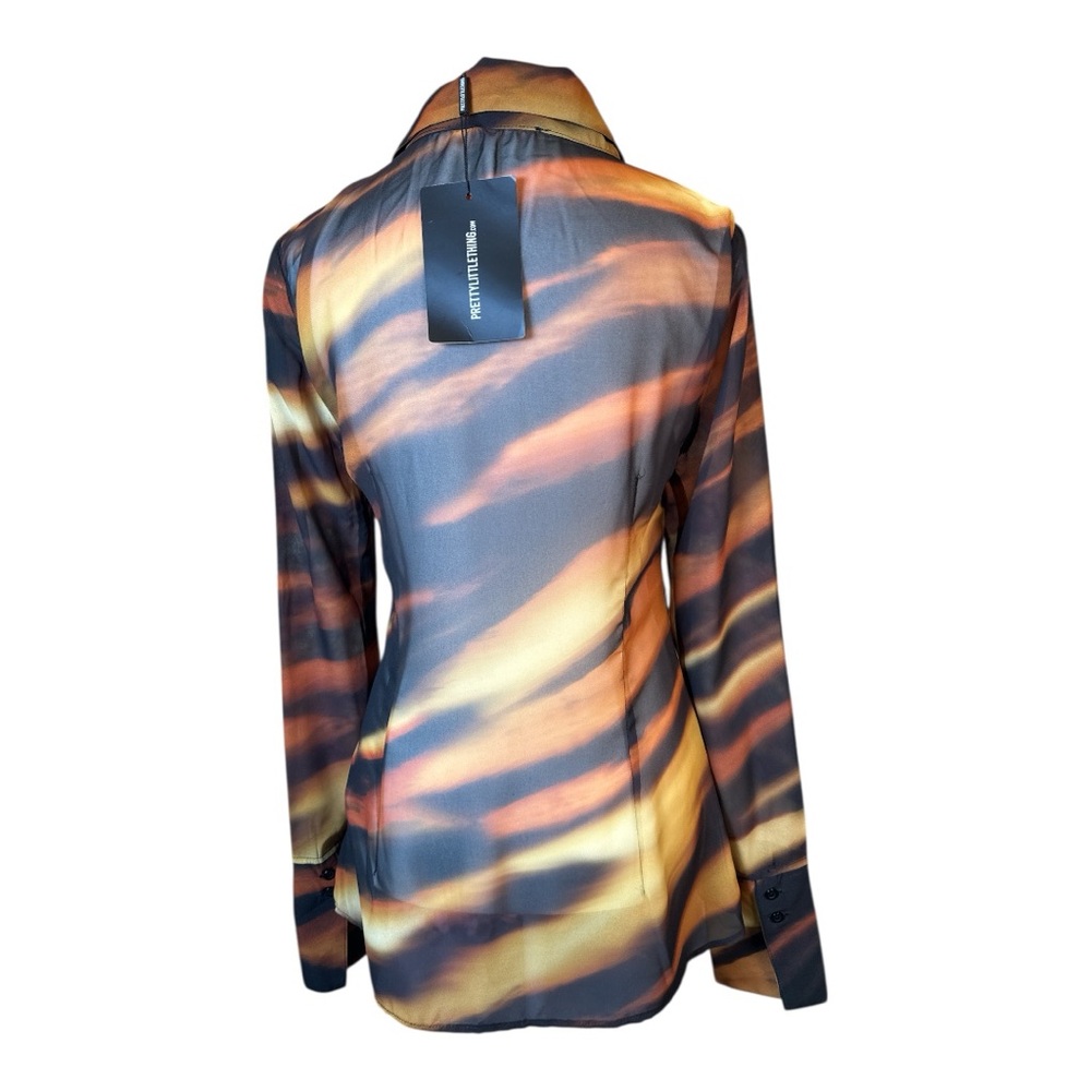 PrettyLittleThing Button Down Shirt NWT - Picture 4 of 9